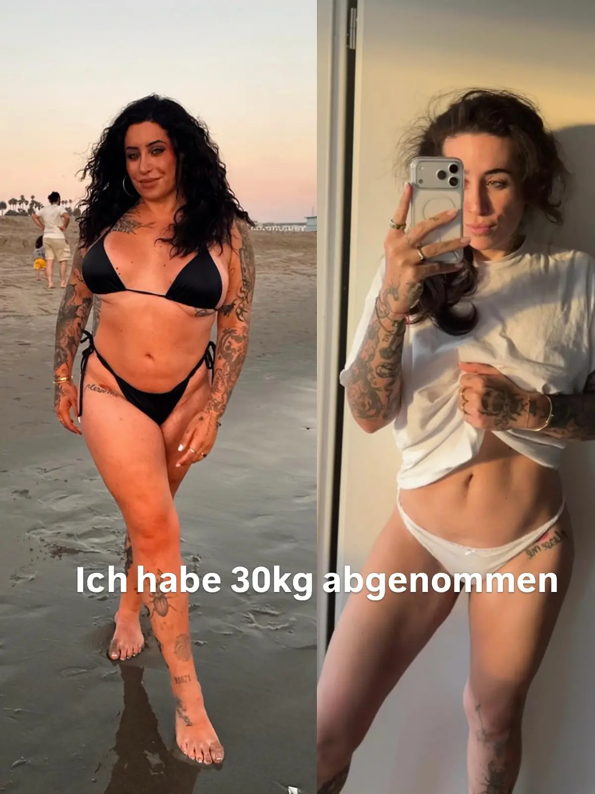 30 Kilo hat Jolina Mennen abgenommen.