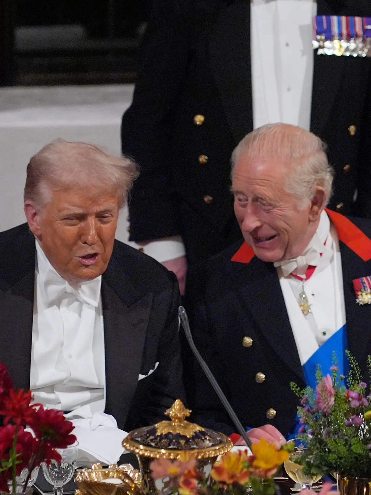 King Charles III state visit to US. File photo dated 17/09/25 of US President Donald Trump and King Charles III at the state banquet for the US President and First Lady Melania Trump at Windsor Castle, Berkshire, on day one of their second state visit to the UK. Donald Trump has declared the King's state visit to the US is going ahead, saying the monarch is coming to see him "very shortly". The American president said he was "looking forward" to meeting Charles, despite calls for the historic royal trip to be postponed because of the ongoing conflict in the Middle East. Issue date: Tuesday March 17, 2026. Photo credit should read: Yui Mok/PA Wire URN:83917147