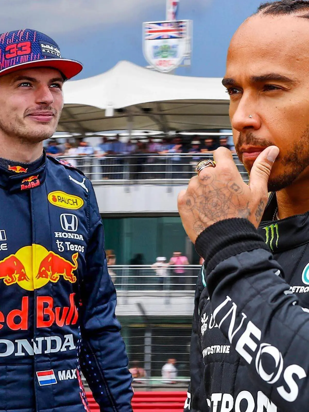 Max Verstappen, Lewis Hamilton