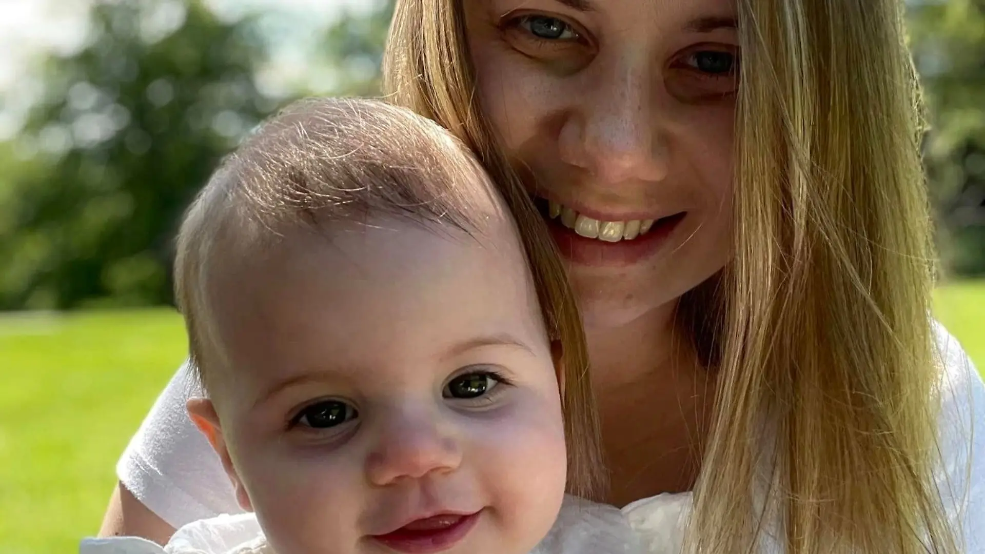 A mum hit by a lorry pushed her daughter in a pram to safety as her final act