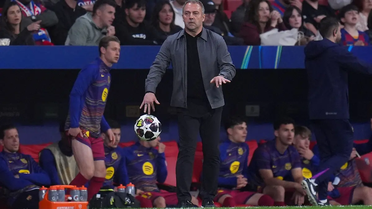 Für Hansi Flick war mit Barcelona im Viertelfinale Endstation.