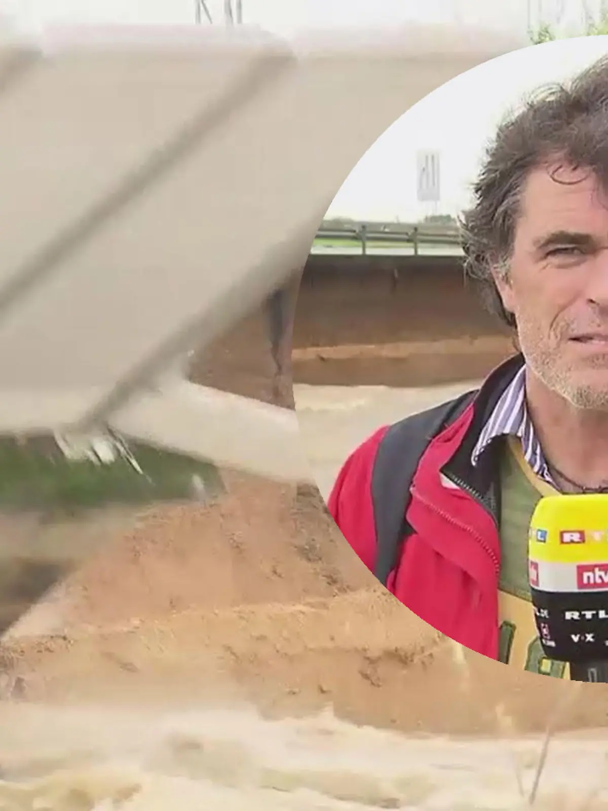 RTL-Reporter Valerio Magno berichtet aus Erftstadt.