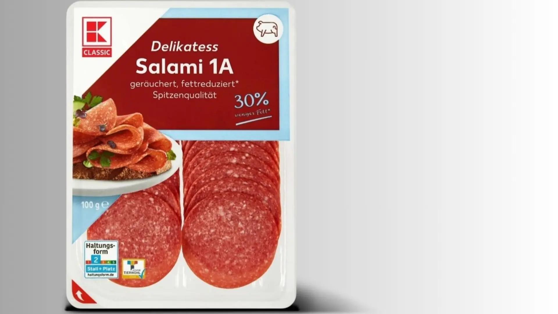 In dieser K-Classic Delikatess Salami wurden gefährliche STEC-Erreger entdeckt.