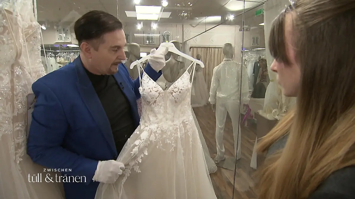 Michelle muss in Dresden ihren Brautstil erst noch klar für sich finden A-Linie oder Prinzessin?