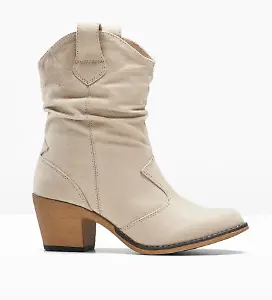 Cowboy-Boots mit Raffung