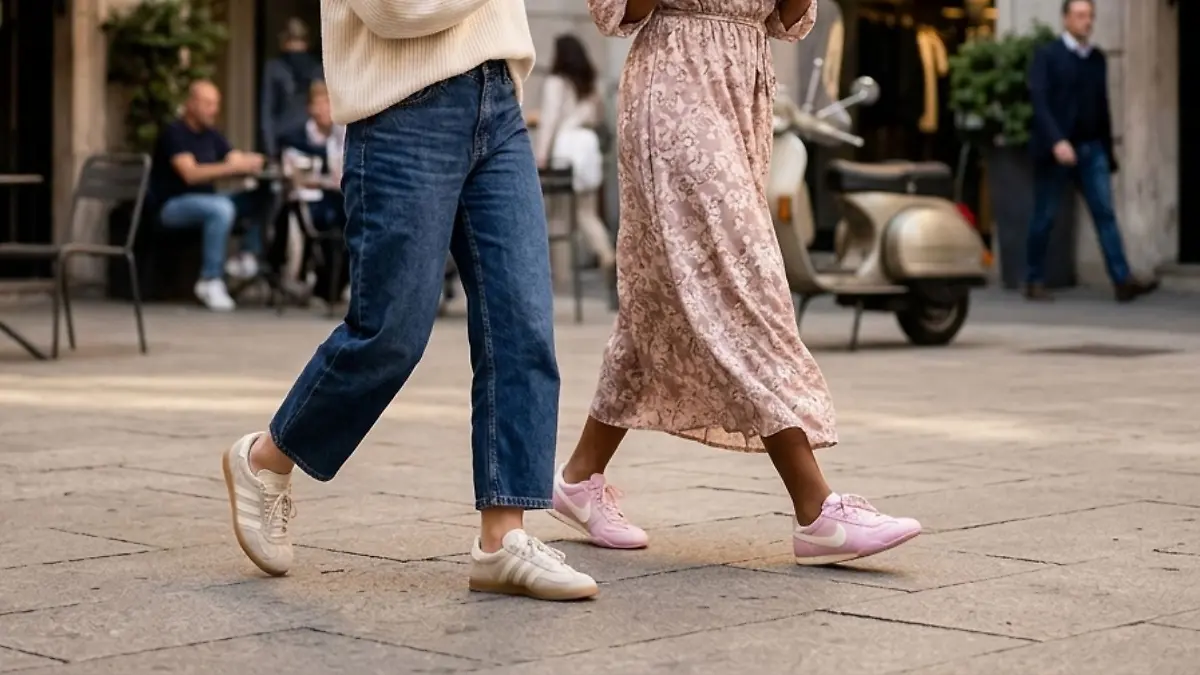 Skinny Sneaker von Adidas und Nike