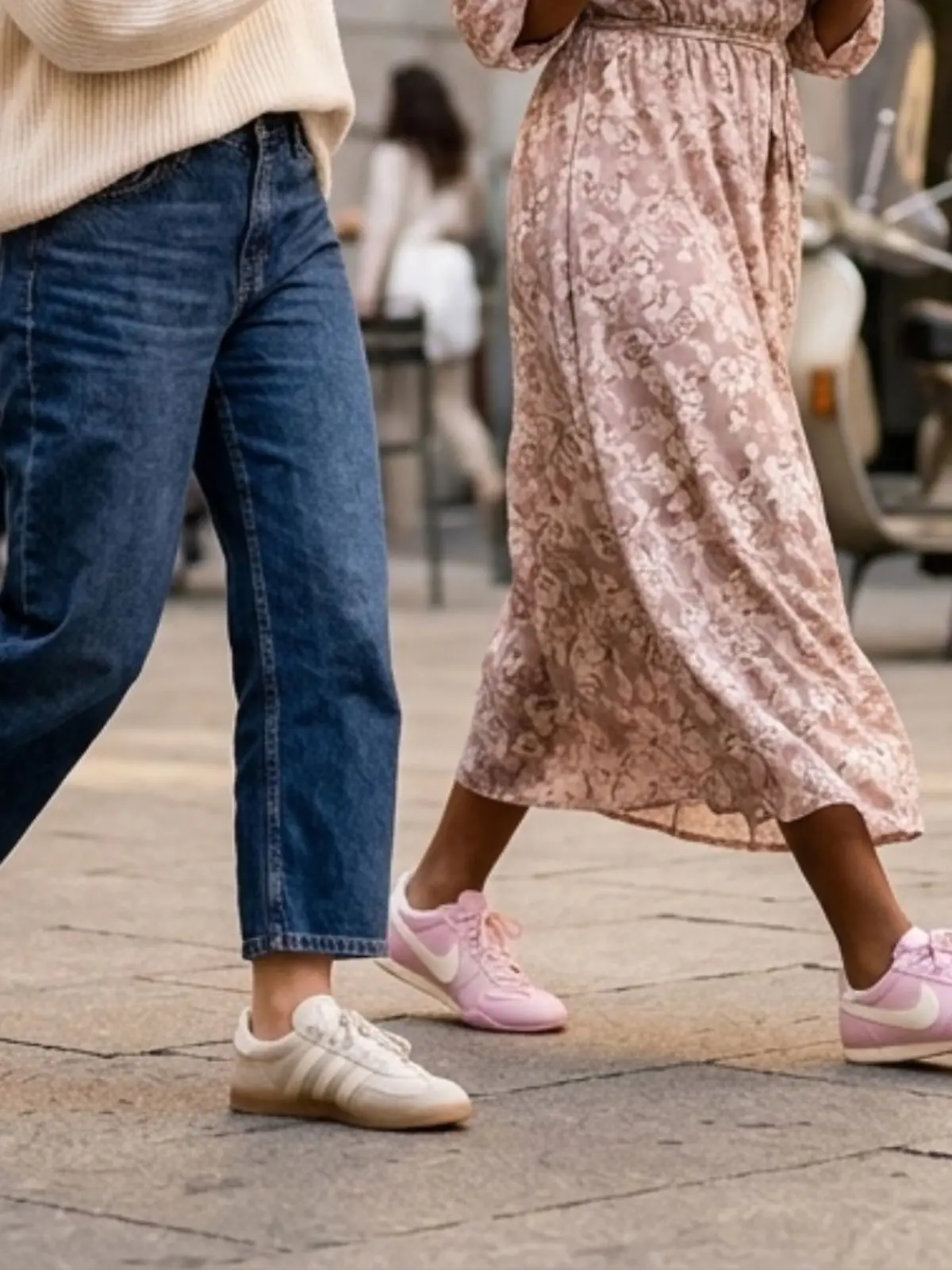 Skinny Sneaker von Adidas und Nike