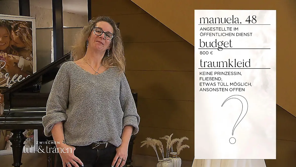 Manuela will bei ihrer zweiten Hochzeit alles anders machen Bloß nicht wie damals