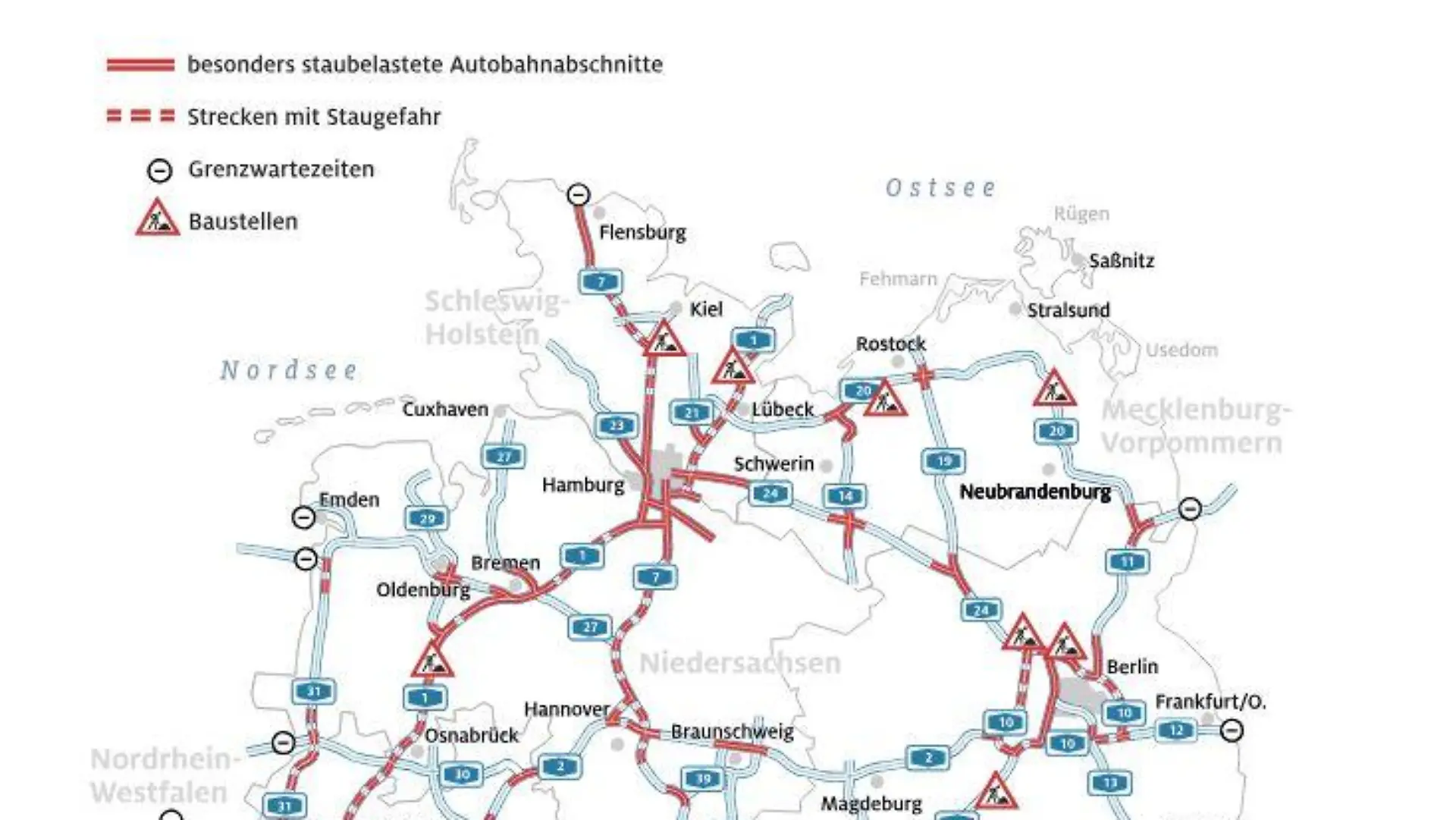 ADAC Stauprognose: Sommerreiseverkehr 2021, Quelle: ADAC e.V.
