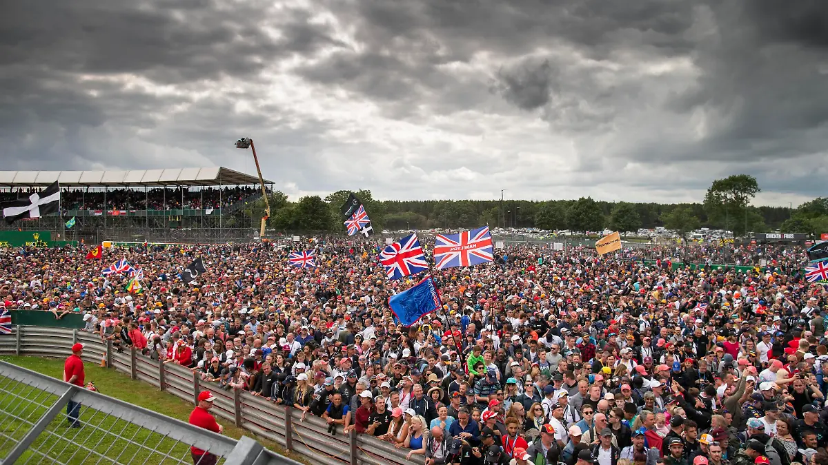 Fans am Silverstone Circuit