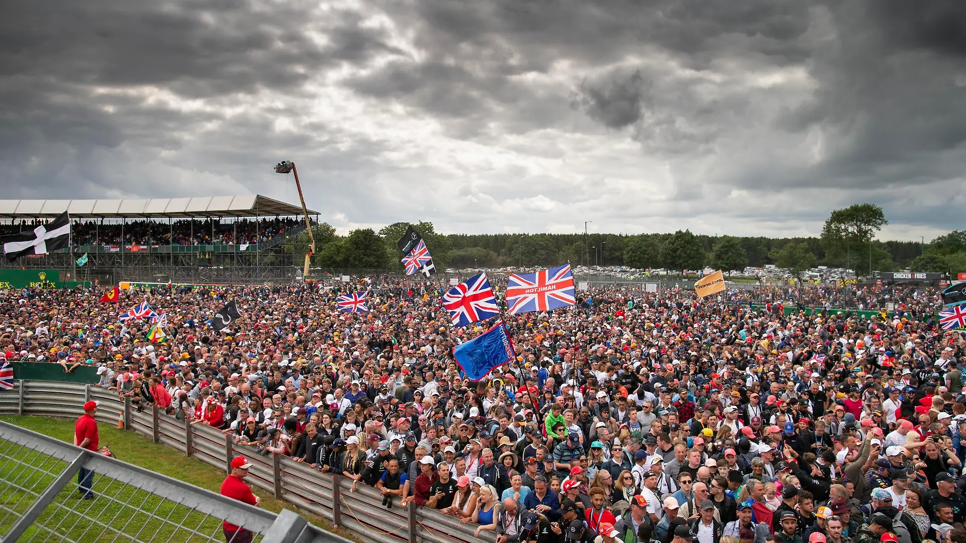 Fans am Silverstone Circuit