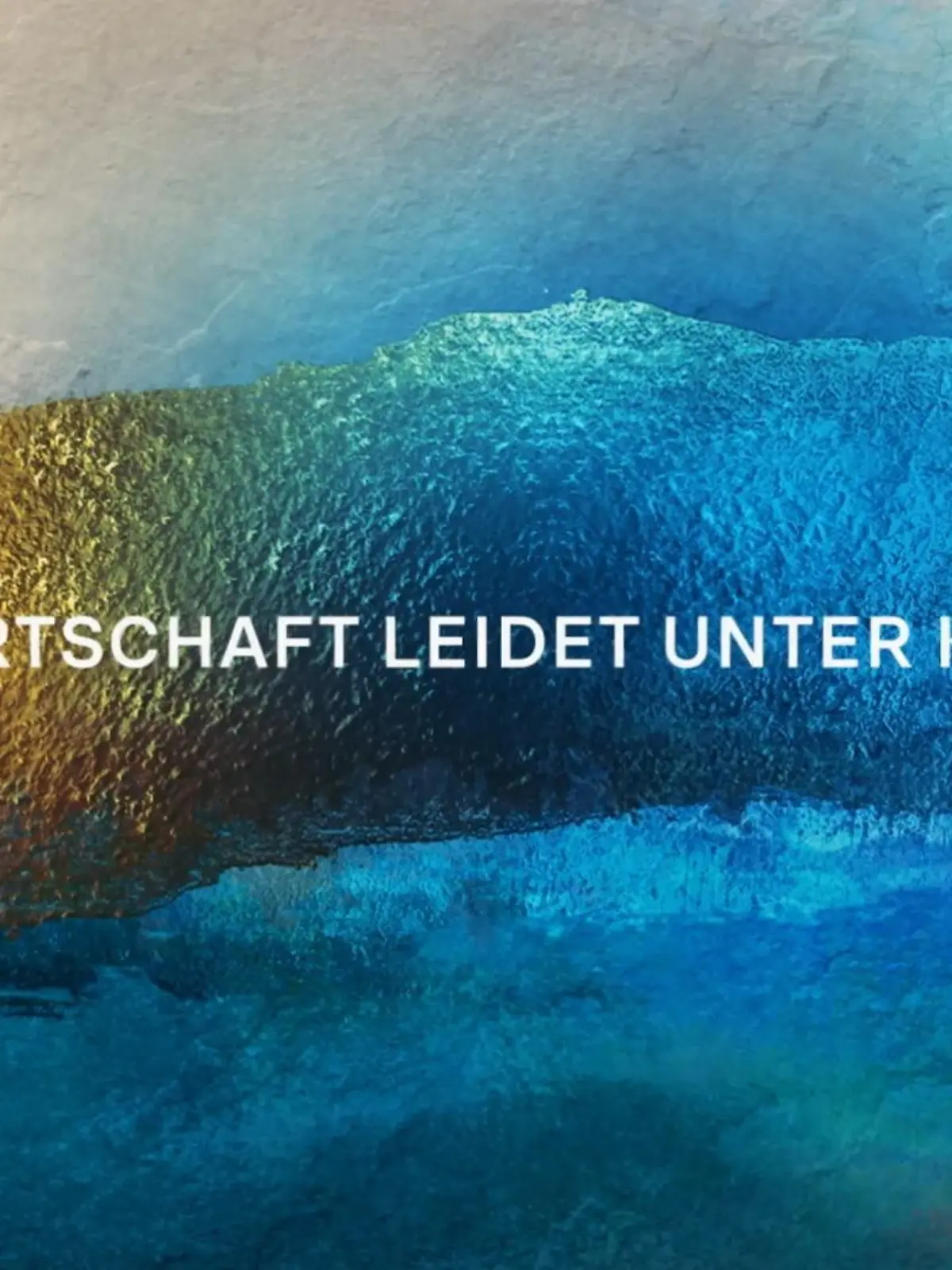 Bild zu: "WIRTSCHAFT LEIDET UNTER KRIEG"