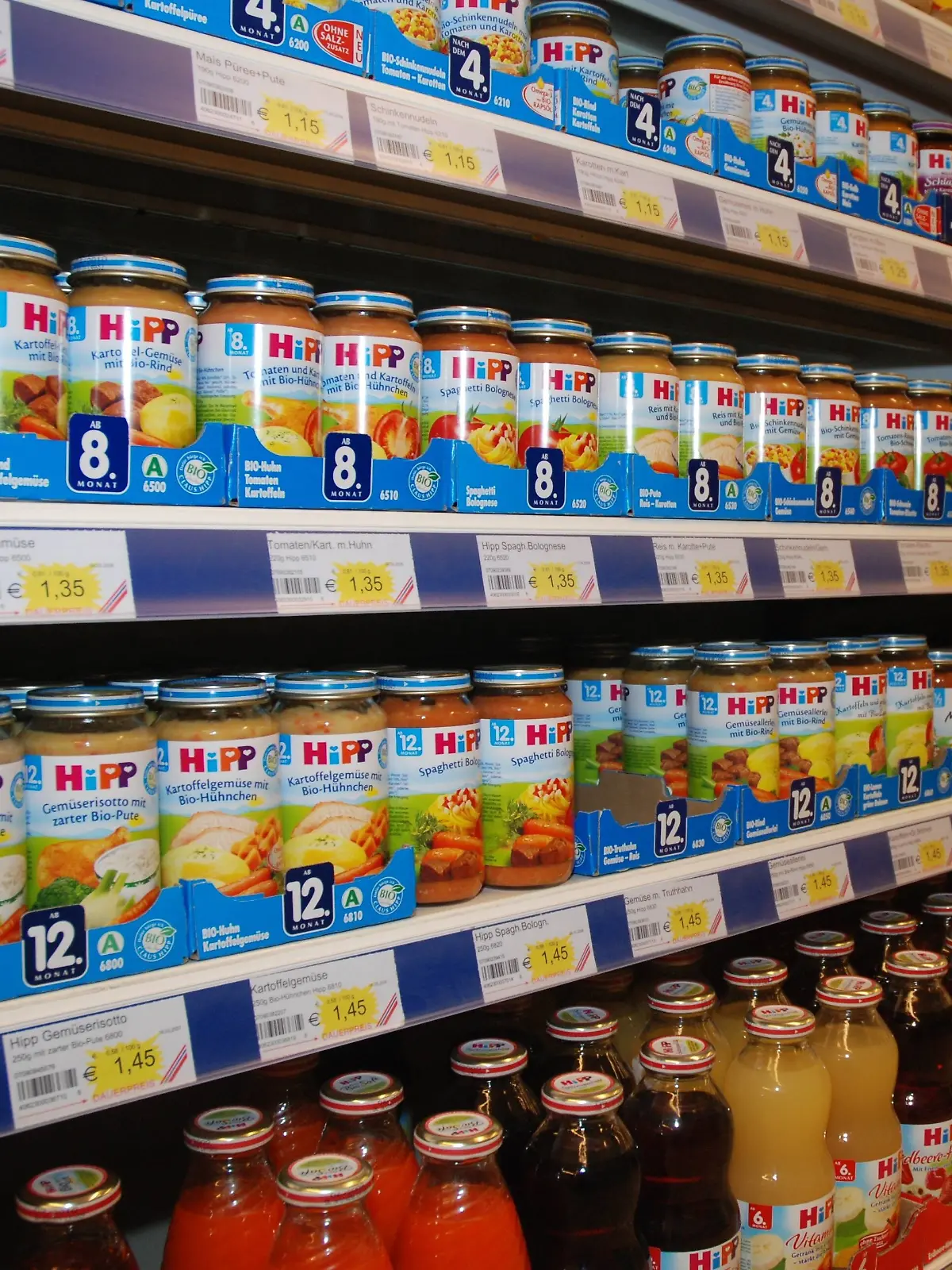 HiPP ruft Babynahrung in Österreich zurück