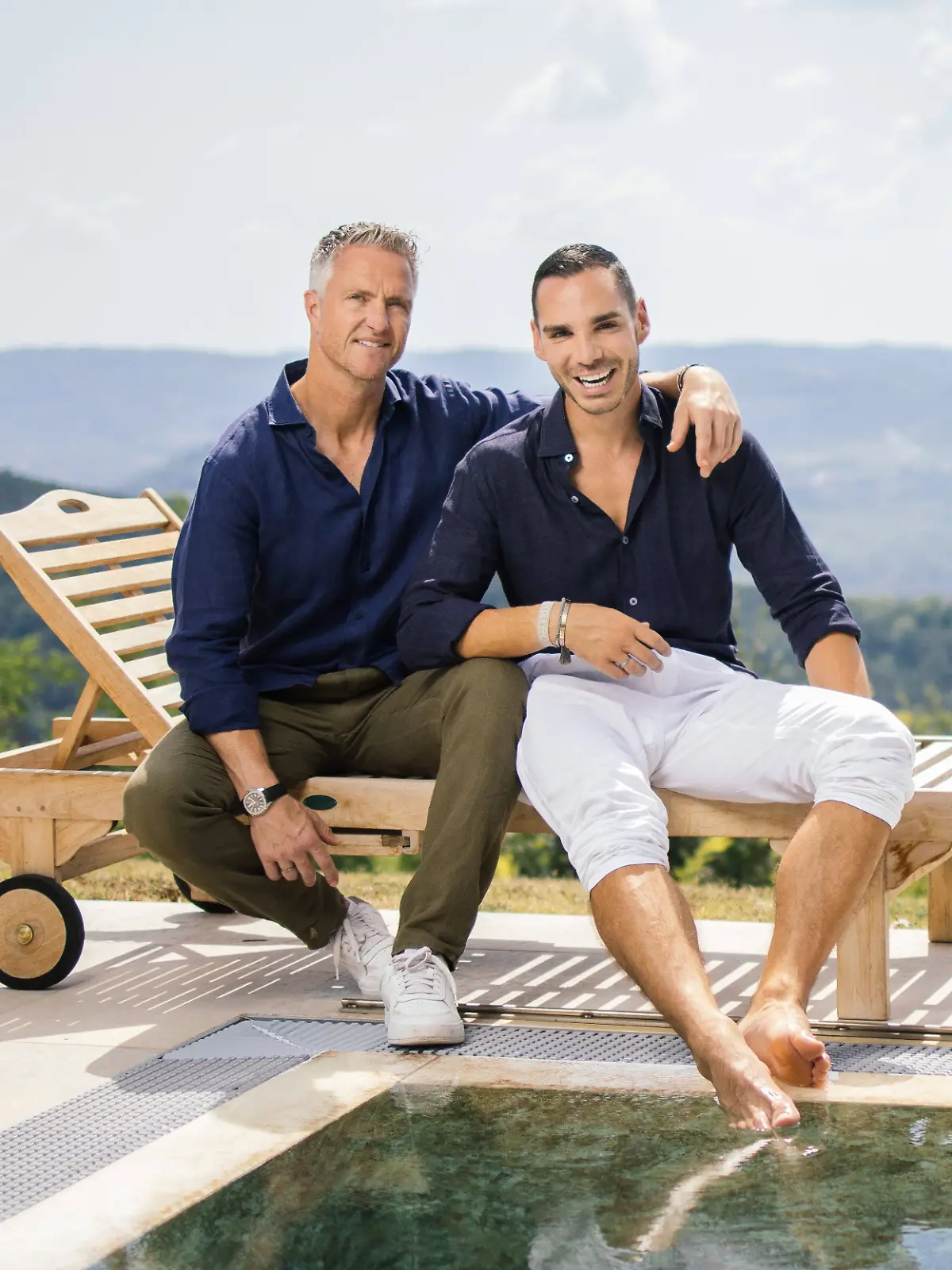 Ralf Schumacher und Étienne Bousquet-Cassagne hatten ihre Beziehung im Sommer 2024 öffentlich gemacht. Seitdem zeigen sie sich immer wieder glücklich zusammen. 