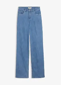 Loose Straight-Jeans Mid Waist, Full Length