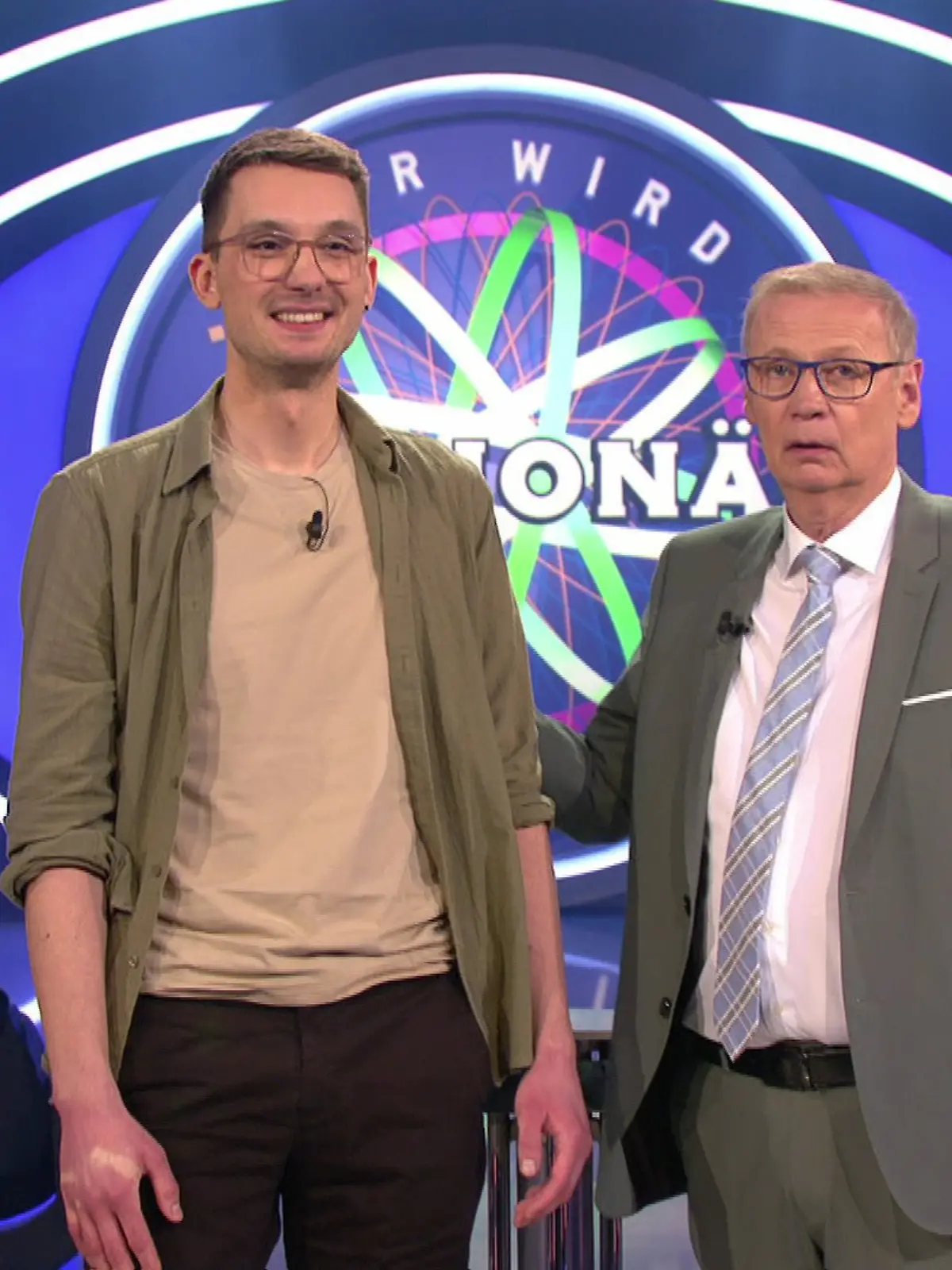 Krass gezockt! „Wer wird Millionär?”-Kandidat Tom Wollnik steht vor der Millionenfrage.