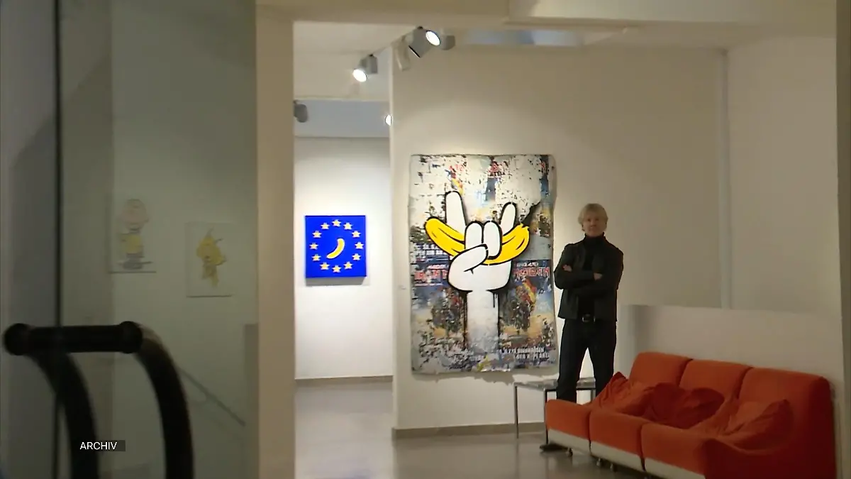 40 Jahre Bananen-Sprayer Thomas Baumgärtel Künstler feiert Jubiläum