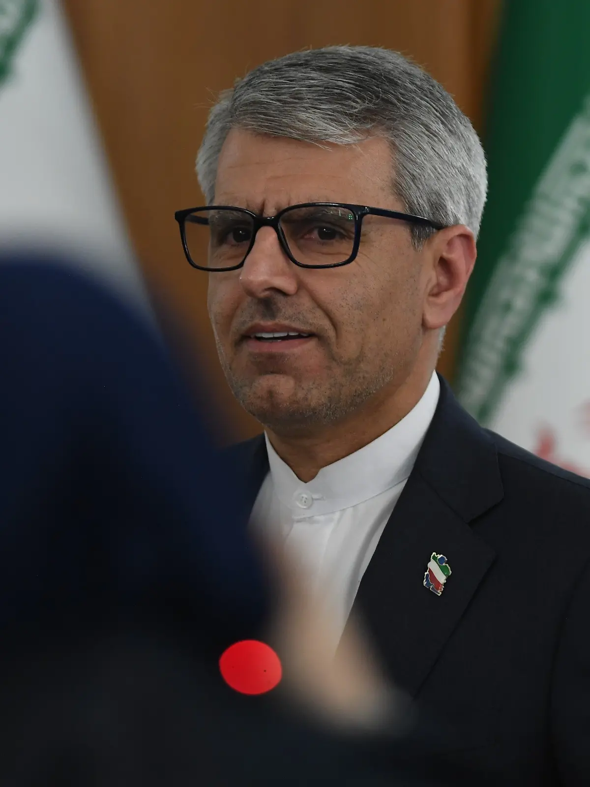 (260210) -- TEHRAN, Feb. 10, 2026 (Xinhua) -- Iranian Foreign Ministry spokesman Esmaeil Baghaei speaks at a weekly press conference in Tehran, Iran, Feb. 10, 2026. Baghaei said on Tuesday that Israel has been the main cause of insecurity and security problems in the region. (Xinhua/Shadati)