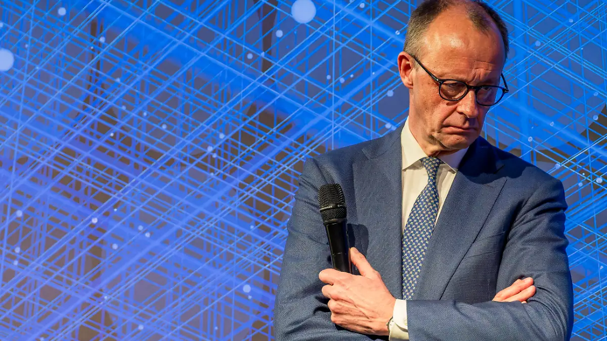 EUR, Deutschland, Berlin, 20.04.2026: Bundeskanzler Friedrich Merz (CDU) trifft sich mit Vertretern Jahresempfang des Bundesverbands deutscher Banken e.V.