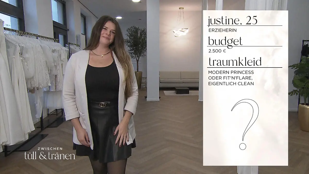 Justine schwankt zwischen zwei Welten – hat Christina die passende Antwort? Zwischen clean und pompös