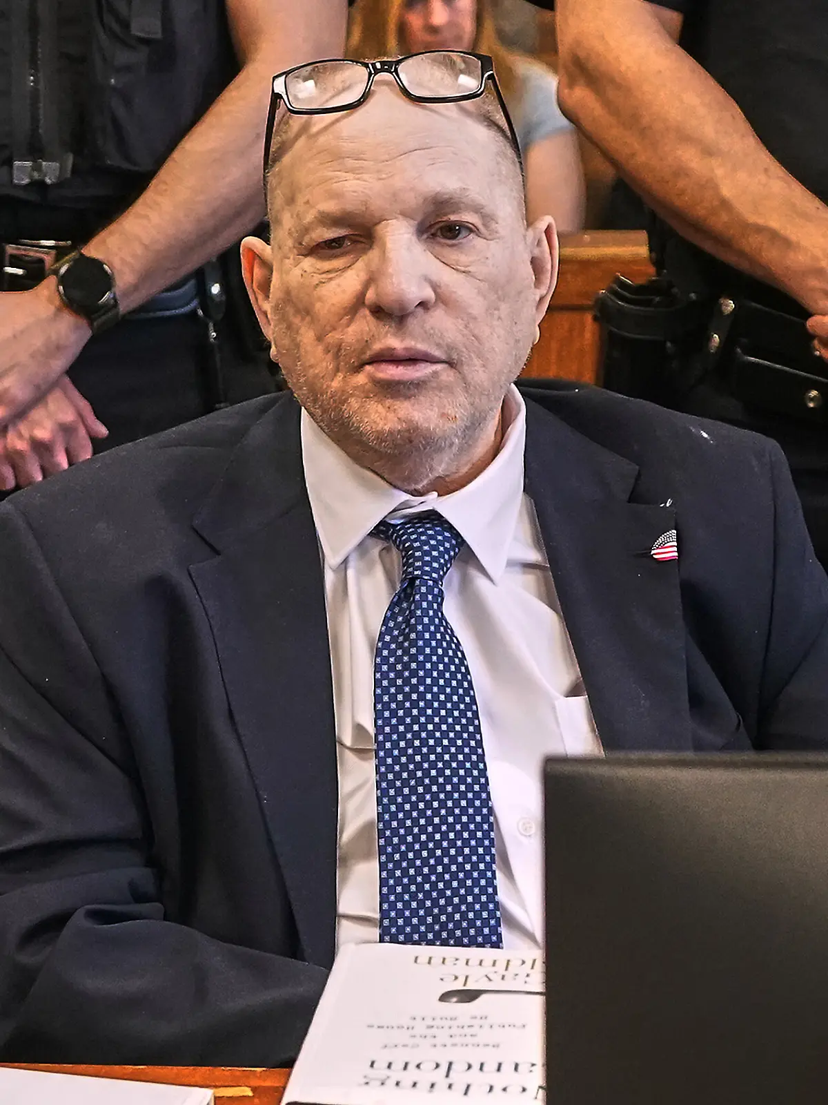 Harvey Weinstein erscheint vor einem Strafgericht. +++ dpa-Bildfunk +++