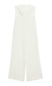 Festlicher Jumpsuit mit drapierter Corsage von Comma