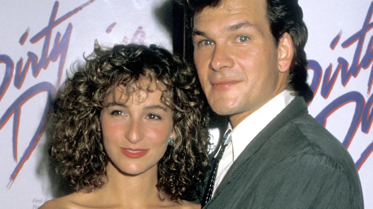Jennifer Grey und Patrick Swayze bei der Premiere von „Dirty Dancing” im August 1987