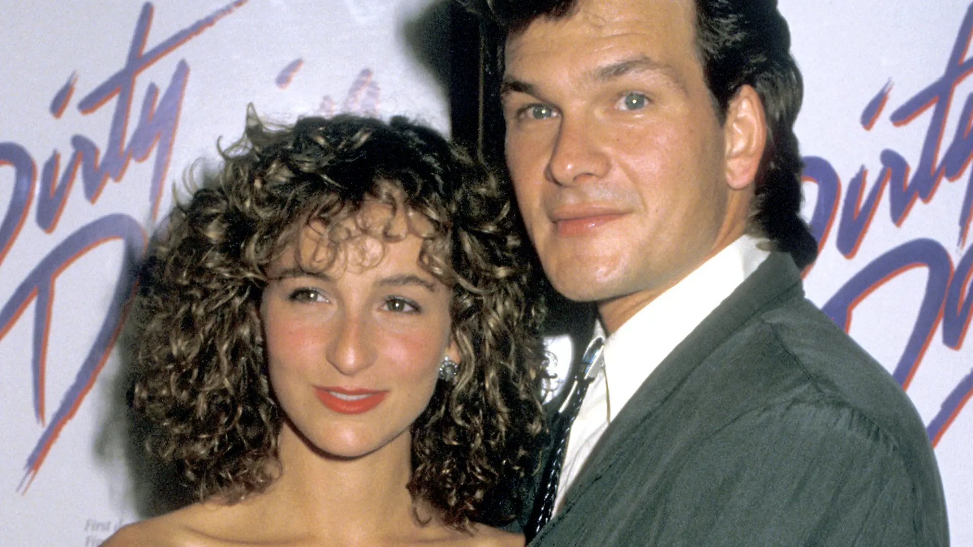 Jennifer Grey und Patrick Swayze bei der Premiere von „Dirty Dancing” im August 1987