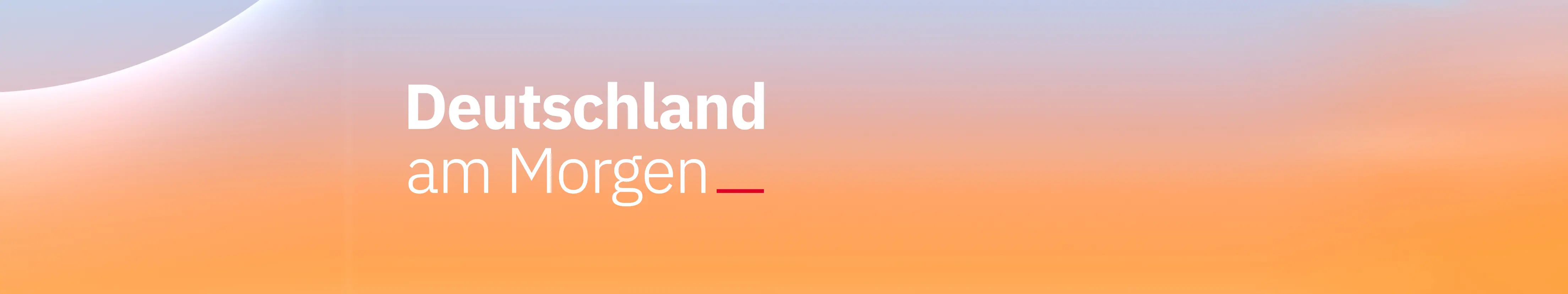 Deutschland am Morgen Banner Desktop