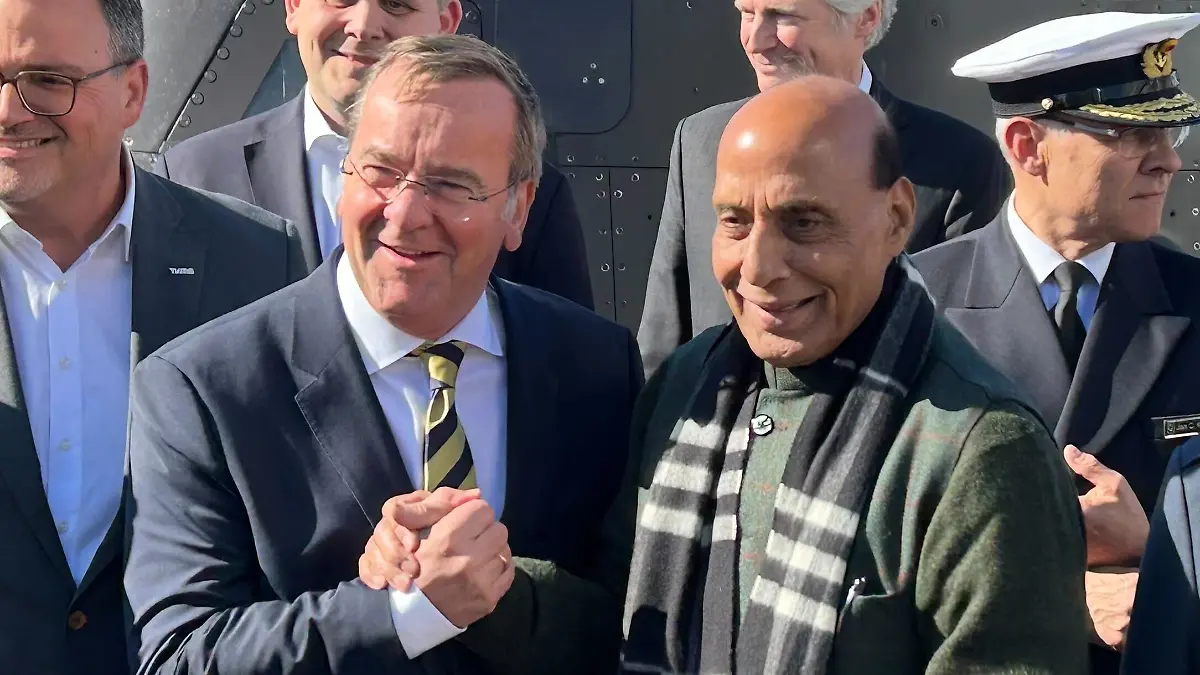 Boris Pistorius empfängt den indischen Verteidigungsminister Rajnath Singh