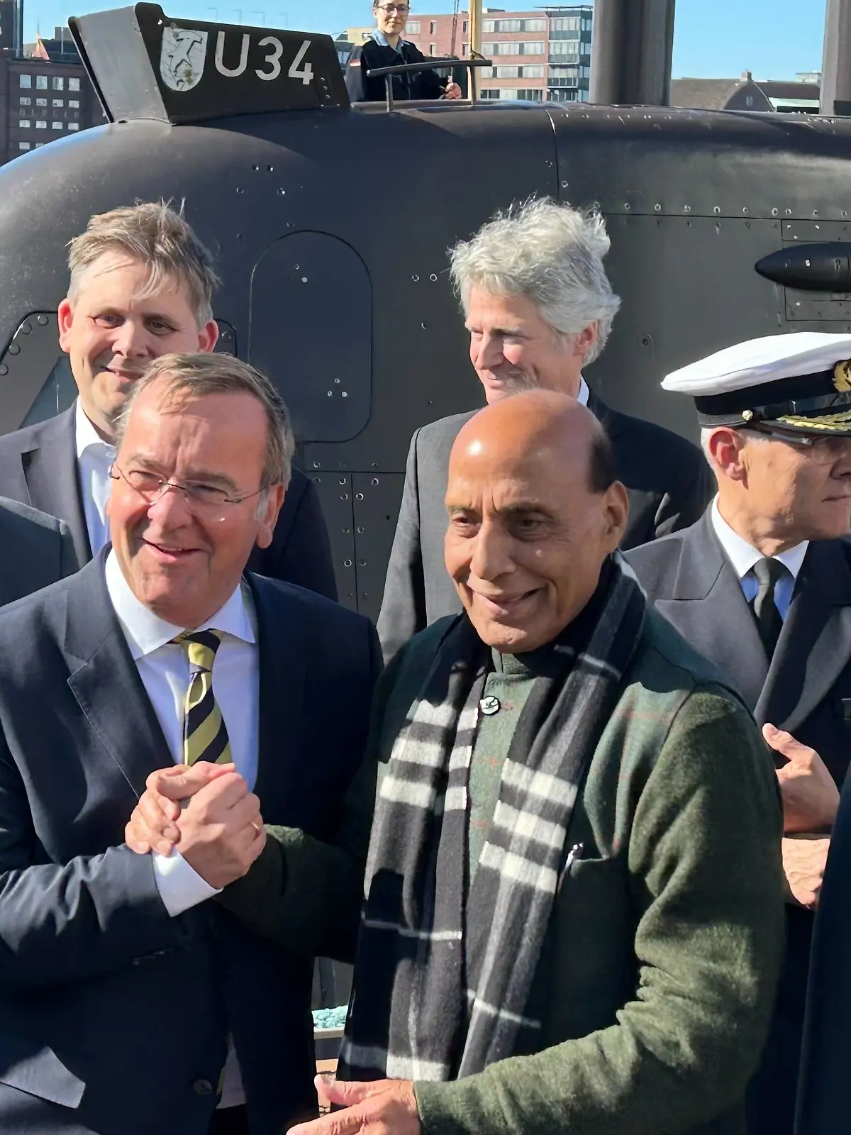 Boris Pistorius empfängt den indischen Verteidigungsminister Rajnath Singh