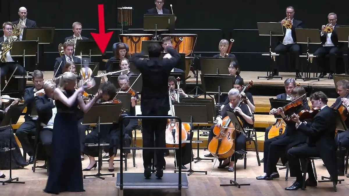 Während Konzert! Dirigent schlägt Musikerin Millionen-Geige aus der Hand Violinistin reagiert blitzschnell