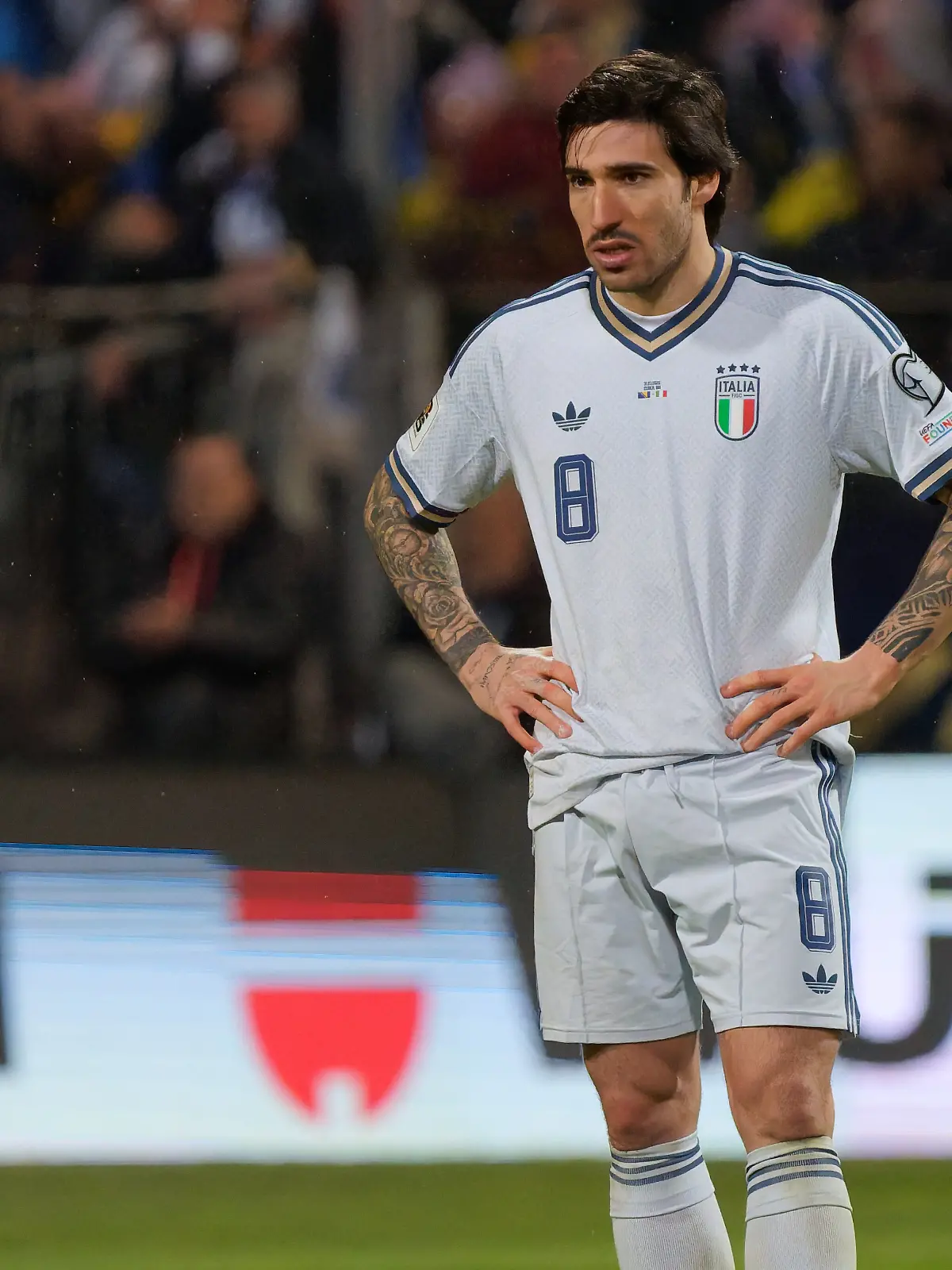 March 31, 2026, Zenica, Bosnia and Herzegovina: Sandro Tonali of Italy disappointment during European Qualifiers PlayOff - Bosnia and Herzegovina vs Italy, FIFA World Cup match in Zenica, Bosnia and Herzegovina, March 31 2026 (Credit Image: © Emmanuele Mastrodonato/LiveMedia-IPA/ZUMA Press Wire