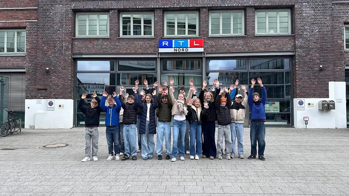 Die Teilnehmer im Hamburger RTL Nord-Studio