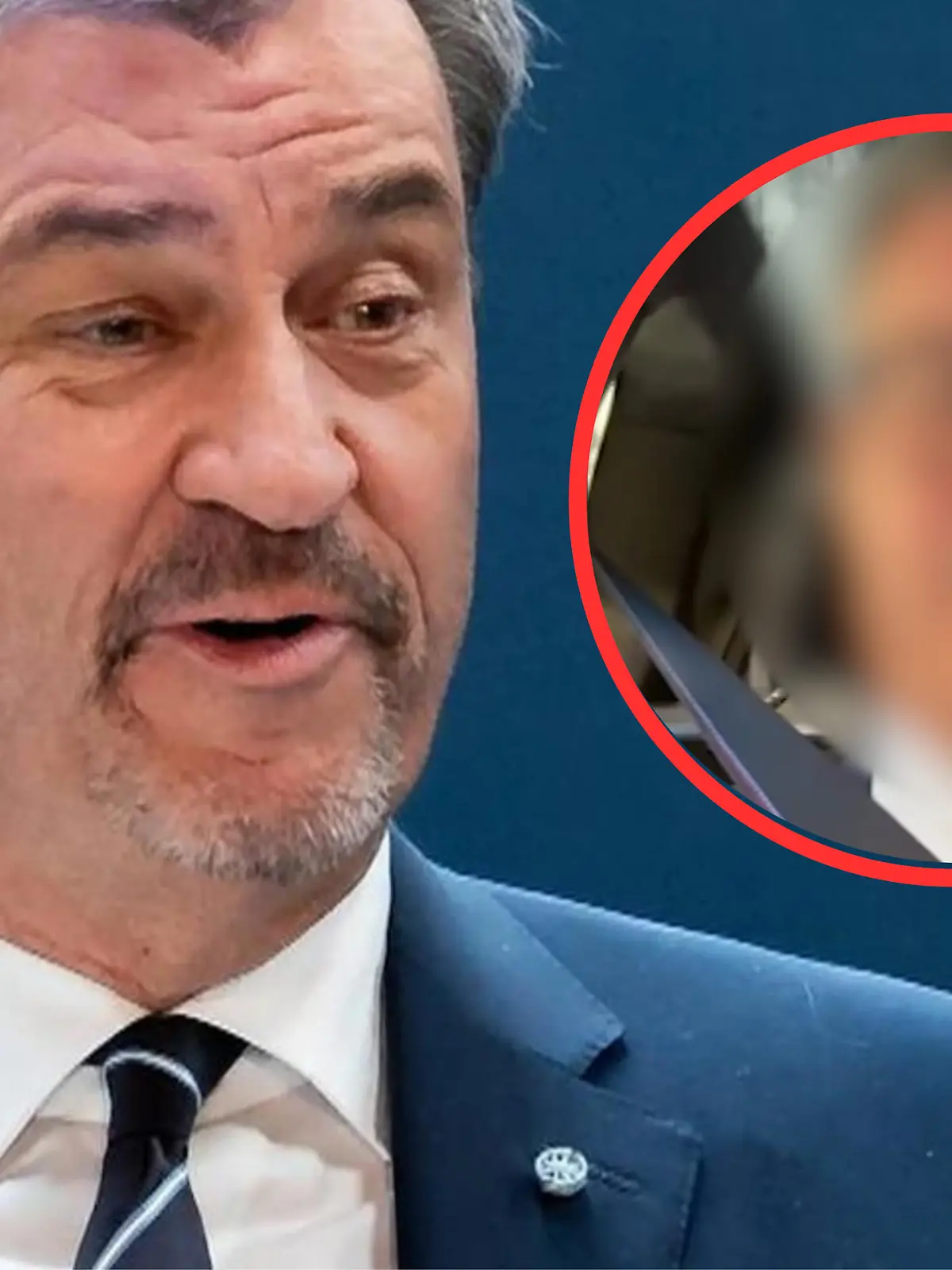 Bild zu: "Neuer Look nach Missgeschick! SO sieht Markus Söder nicht mehr aus"
