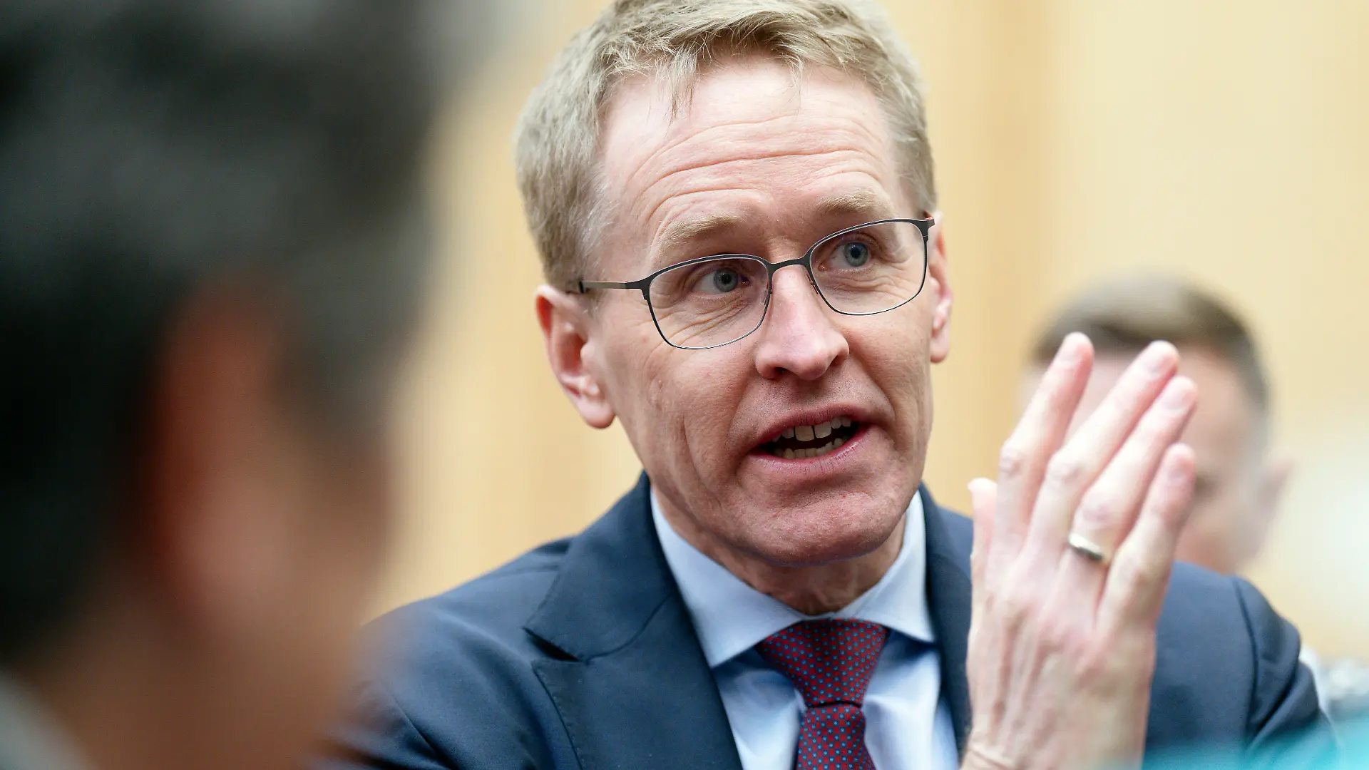 Daniel Günther in der 1063. Sitzung des Bundesrates im Plenarsaal des Preußischen Herrenhauses. Berlin, 27.03.2026