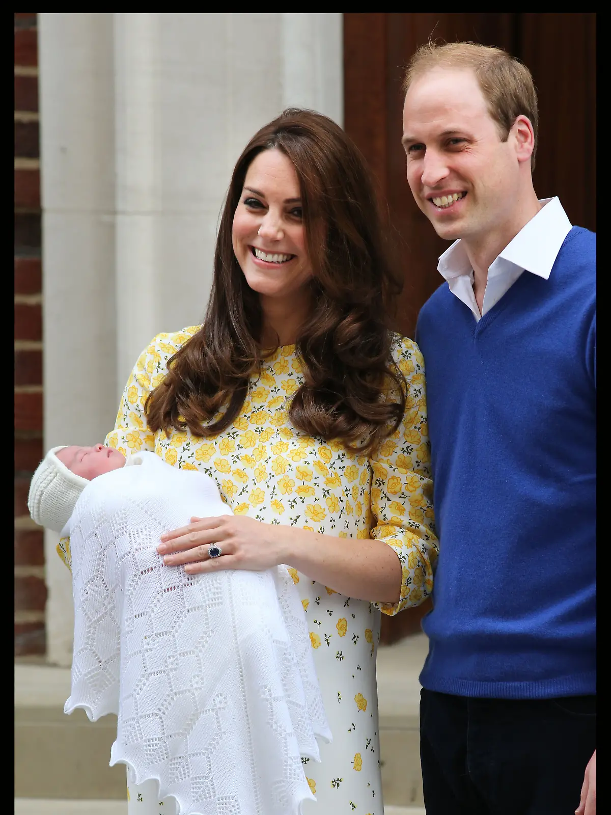 Prinzessin Kate und Prinz William mit ihrer Tochter Charlotte 