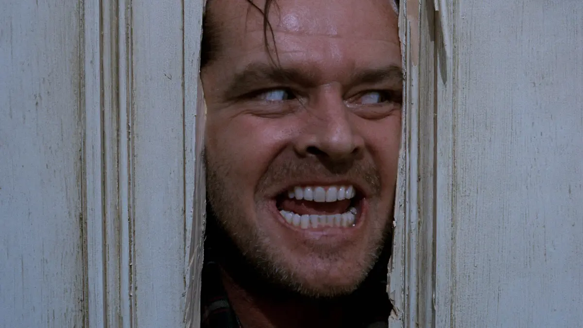 SHINING THE SHINING 1980 de Stanley Kubrick Jack Nicholson. d'apres le roman de Stephen King based on the novel by Stephen King COLLECTION CHRISTOPHEL © Warner Bros - Hawk Film fantastique; fantastic; horror; horreur;