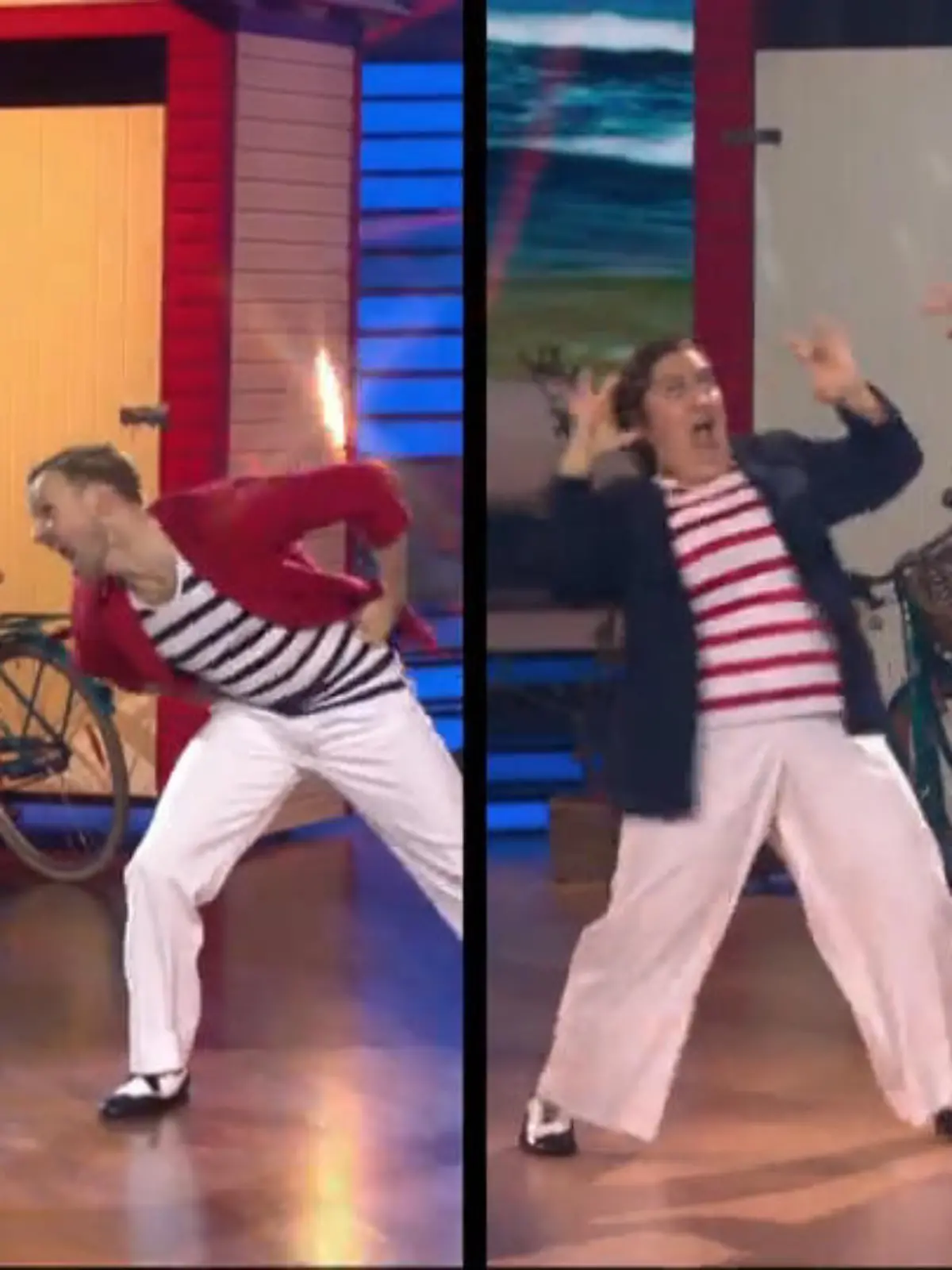 Bild zu: "Die Messlatte ist hoch: Die Promis tanzen ikonische 'Let's Dance'-Momente nach"