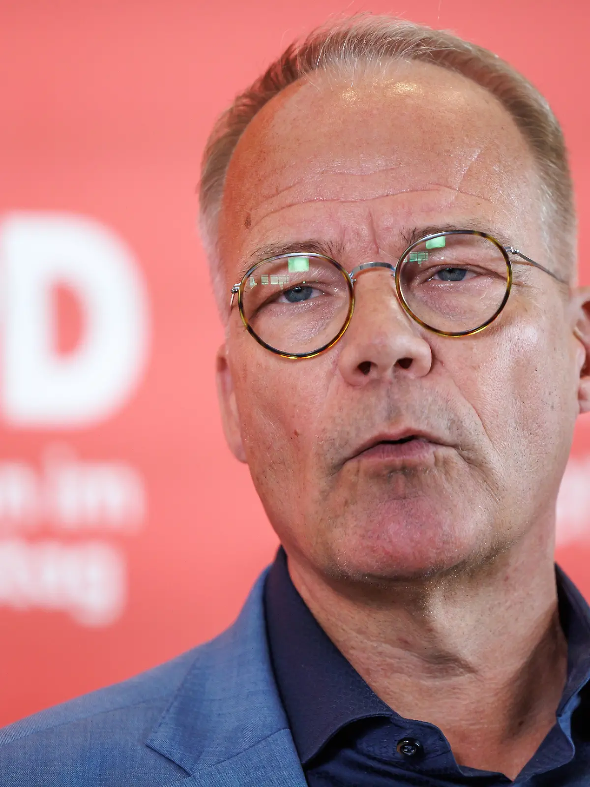 Matthias Miersch ( SPD ) Vorsitzender, bei einem Statement SPD am 21.04.26 in Berlin.