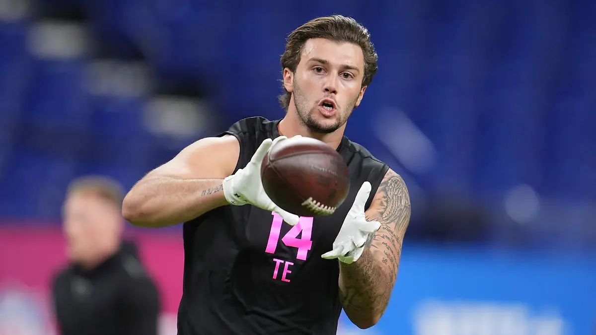 Tight End Marlin Klein wurde von den Houston Texans im NFL-Draft bereits in der zweiten Runde ausgewählt. (Archivbild)