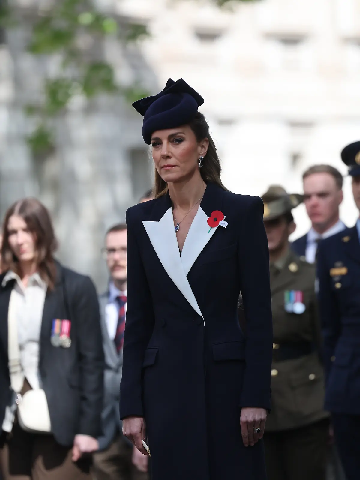 Prinzessin Kate beim Anzac-Day-Gottesdienst am Cenotaph in London. 