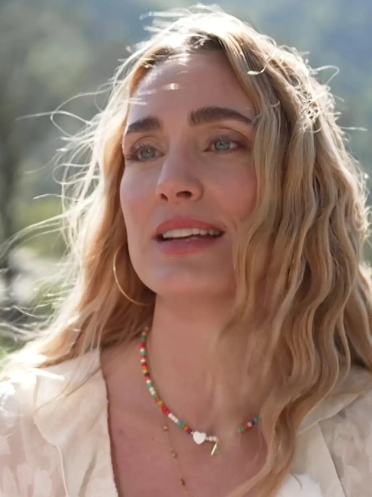 Verena Ofarim im RTL-Interview. 