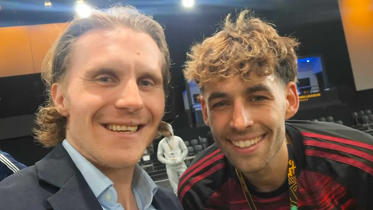 Nick Salihamidžić und RTL-Reporter Thomas Lipke