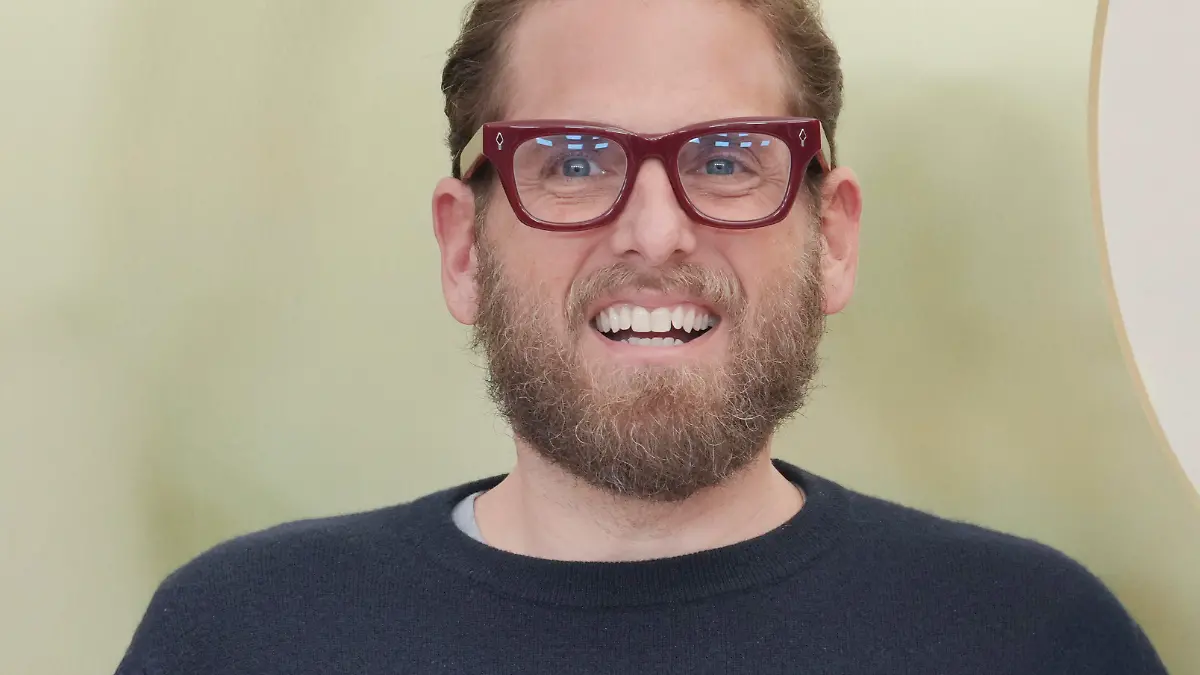 Jonah Hill at the APPLE TV Press Day held at the Santa Monica Barker Hangar in Santa Monica, CA on Tuesday, ?February 3, 2026. (Photo By Sthanlee B. Mirador/Sipa USA)