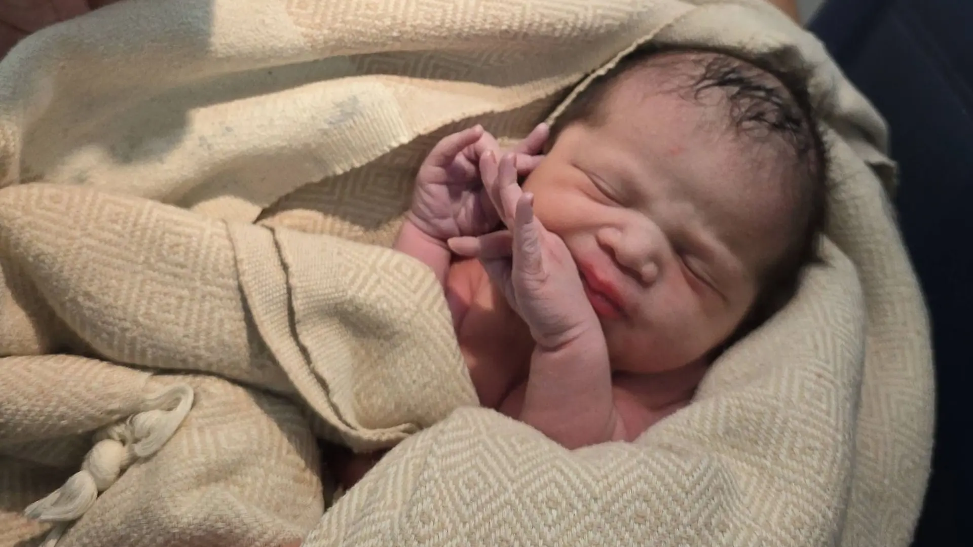 Hier ist die kleine Brielle wenige Minuten alt