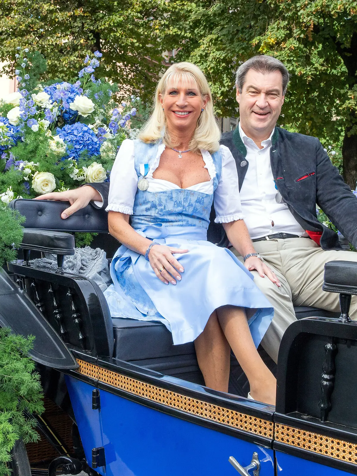 Bild zu: "Bei Markus Söders und seiner Ehefrau war es „Liebe auf den ersten Blick”"