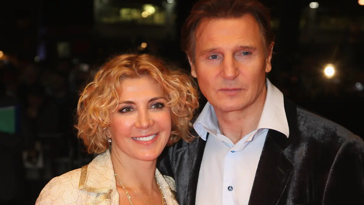 Natasha Richardson und Liam Neeson im Oktober 2008