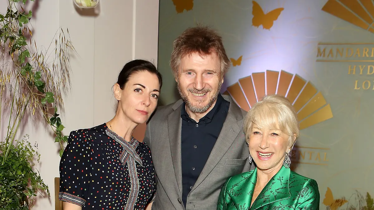 Mary McCartney, Liam Neeson und Helen Mirren