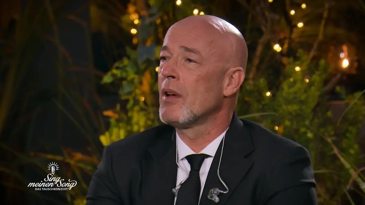 Der Graf mit Tränen in den Augen. 